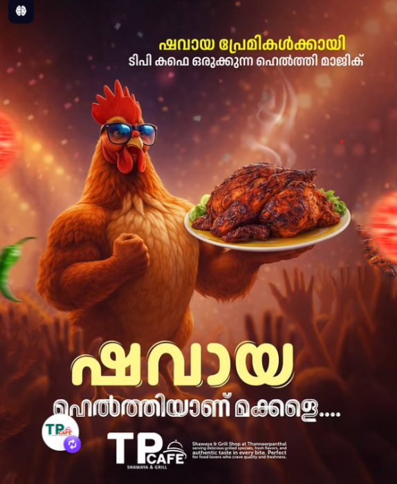 Grilled shawaya shop Thanneer panthal Vadakara,Alphaham shop Thanneer panthal vadakara,T P Cafe Thanneerppanthal Vadakara