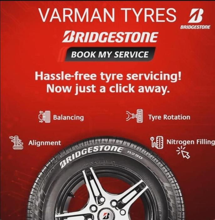 Tyre shop in JP Nagar Bangalore, Alloy wheels dealer  JP Nagar Bangalore, Wheel alignment and car wash  JP Nagar Bangalore, Varman Tyres 