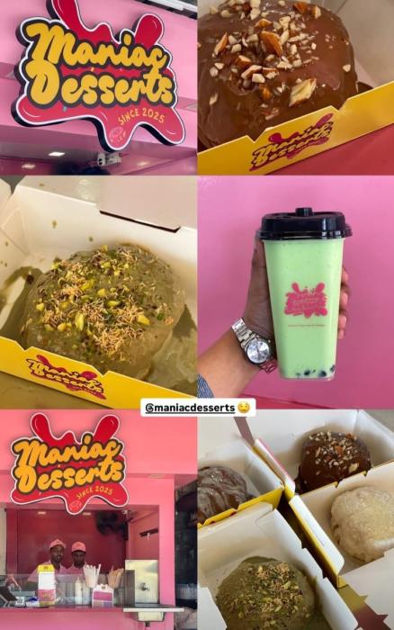 Dessert shop in Kannur, Near Kannur Mall Dessert spots, ​Maniac Desserts 