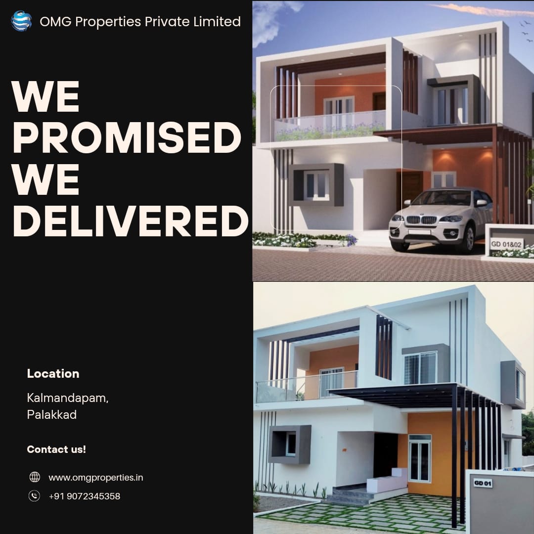  3 BHK VILLAS FOR SALE IN PALAKKAD