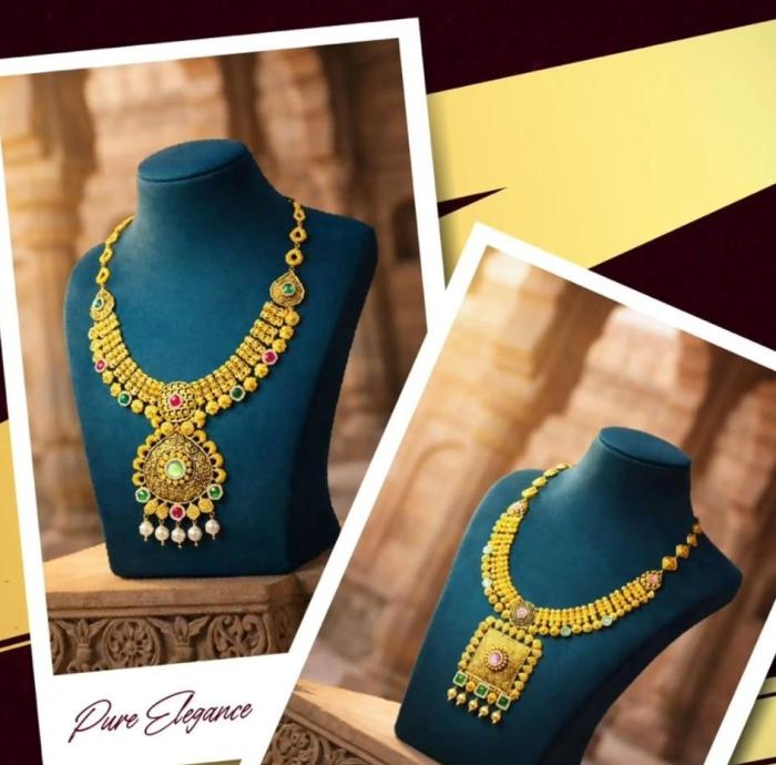 Gold Diamonds Silver Jewlery Kasaragod, Light weight collection jewellers Kasaragod, Haya Gold and Diamonds  