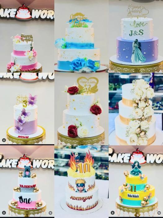 Cake shop in Kavanur, Handcrafted custom cakes Kavanur, Home delivery  cakes Kavanur , Cake World 