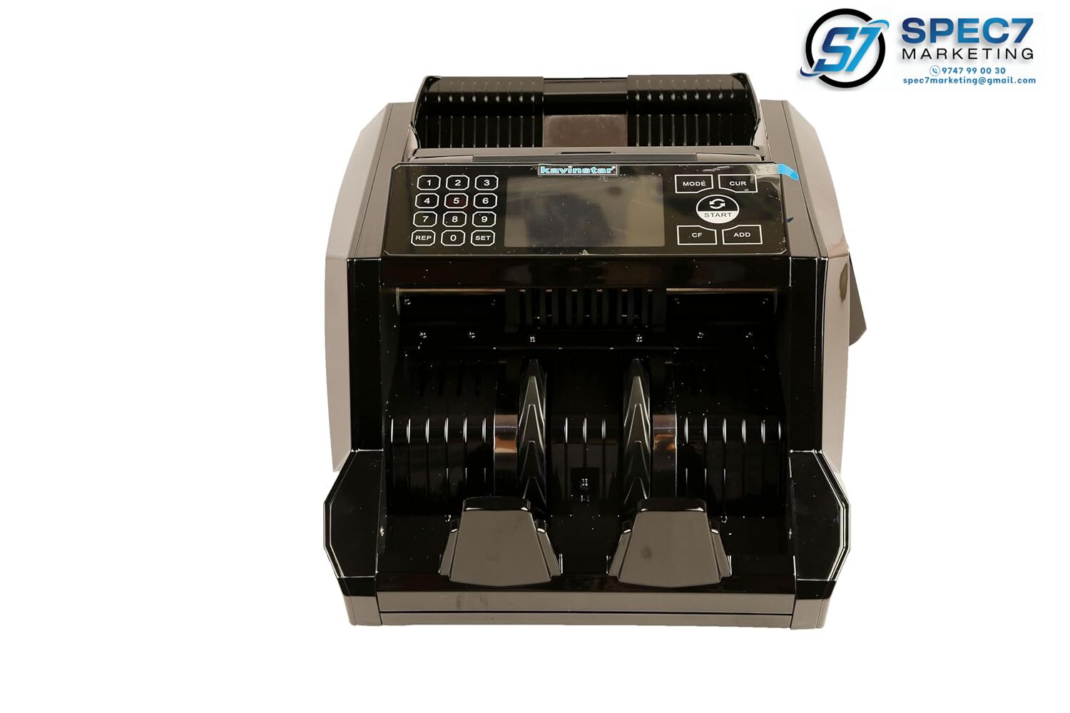 Kavinstar Mix Value Note Counting Machine Touch Pro with Color Sensor | UV MG IR MT 3D Detection | Automatic Fake Note Detector for Indian Currency