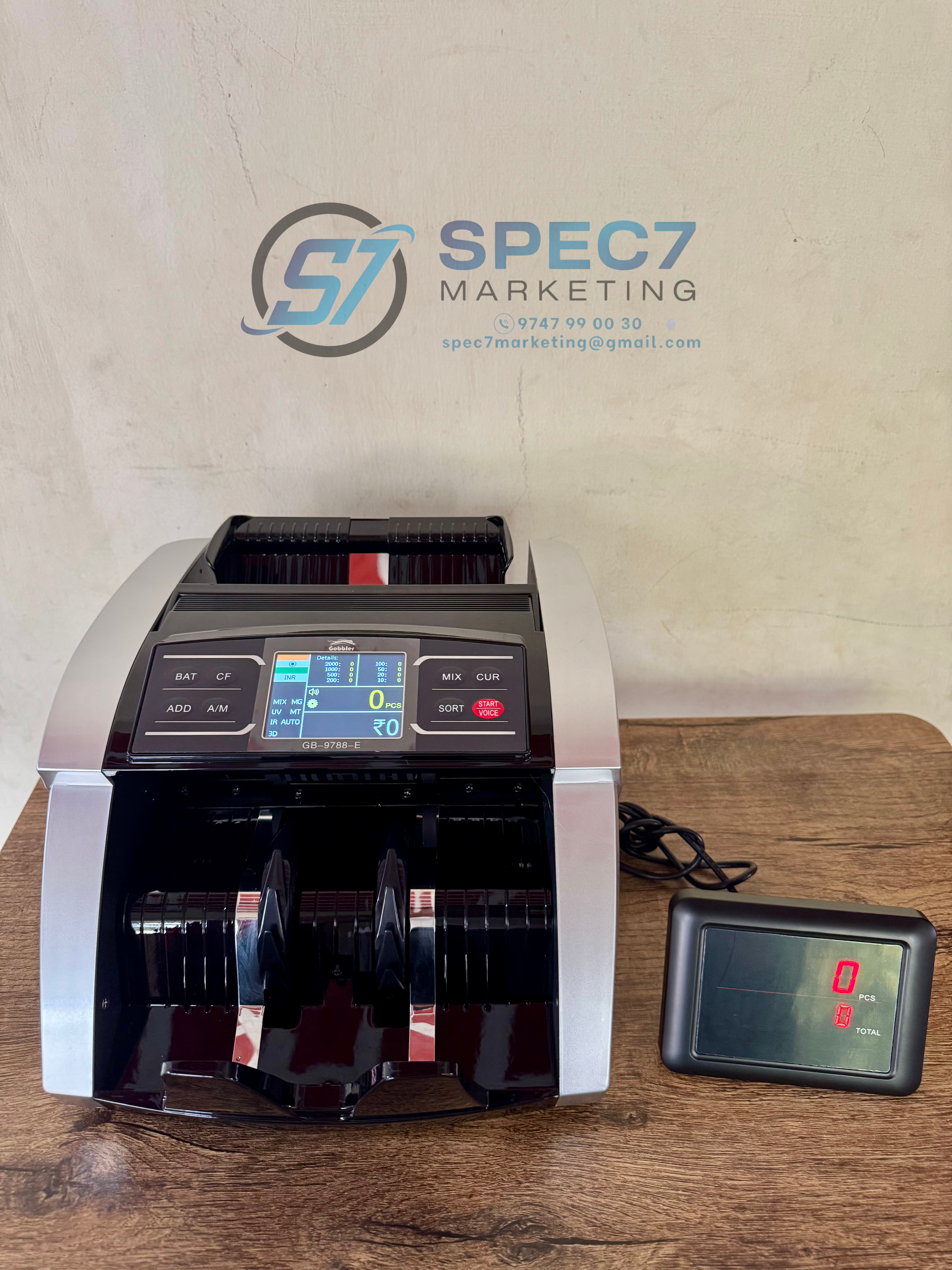 Gobbler Cash Counting Machine GB 9788