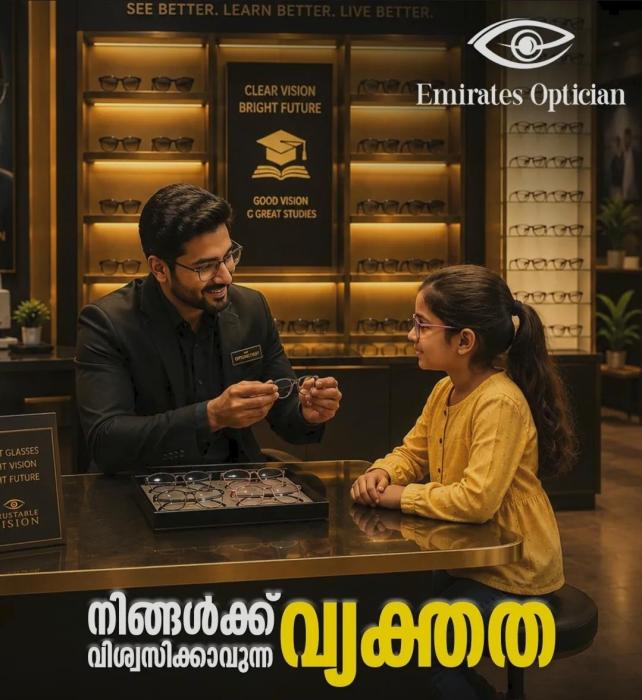 Optical shop in Irumpanam, Premium eyewear showroom Thrippunithura,  Sunglasses shop Seaport Airport Road, ​Emirates Optician 