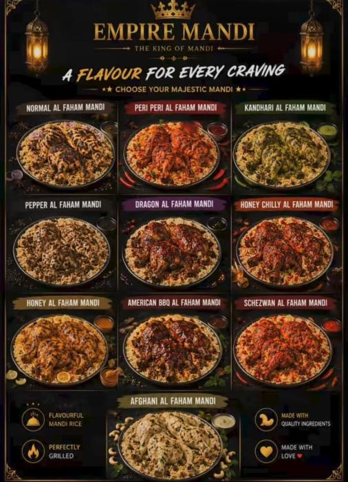 Mandi shop in Thiruvilwamala, Home Delivery Food Thiruvilwamala, Restaurant Thiruvilwamala, ​Empire Mandi 