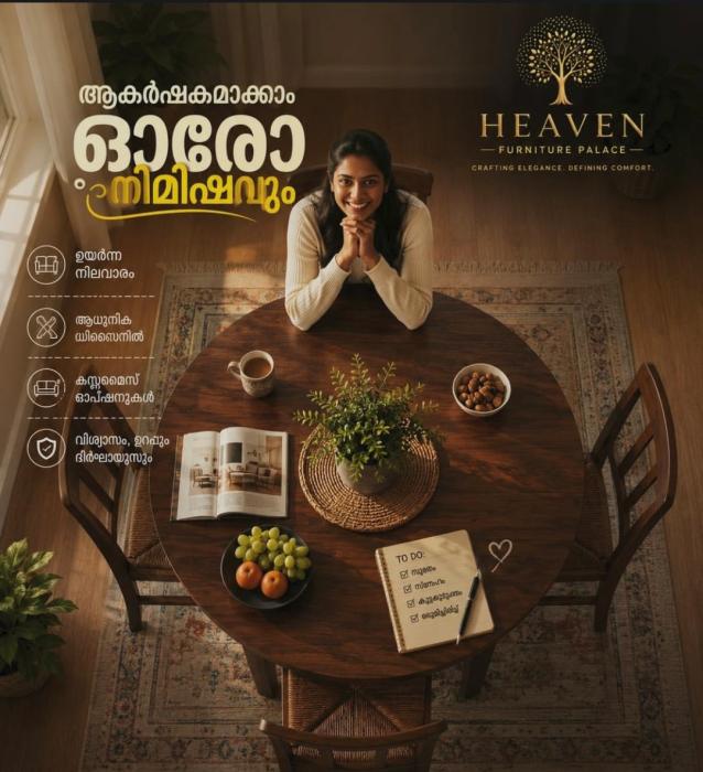 Furniture showroom in Kuthuparamba, ​Custom furniture design Kuthuparamba Kannur, Heaven Furniture Palace  