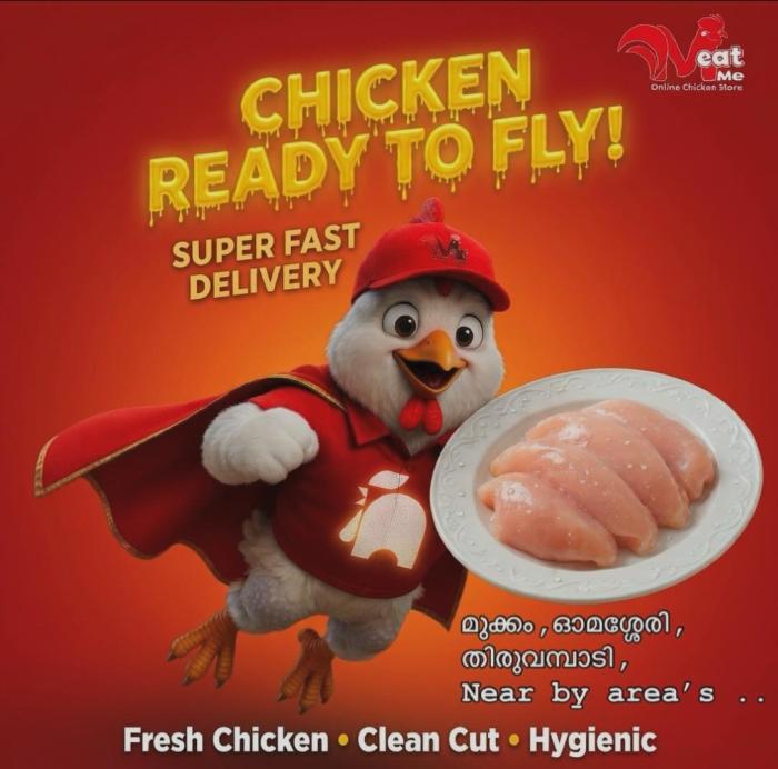 Food delivery Fresh chiken Delivery Omassery Mukkam Thiruvambady, Chiken delivery Omassery Mukkam Thiruvambady, Meat me Clean cut Hygienic Fresh Chiken 