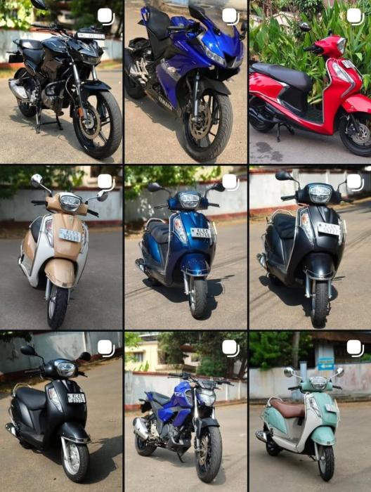 ​Used two wheeler showroom Chakkanthara Palakkad, second hand Bike showroom Chakkanthara Palakkad, SN Krishna Motors 