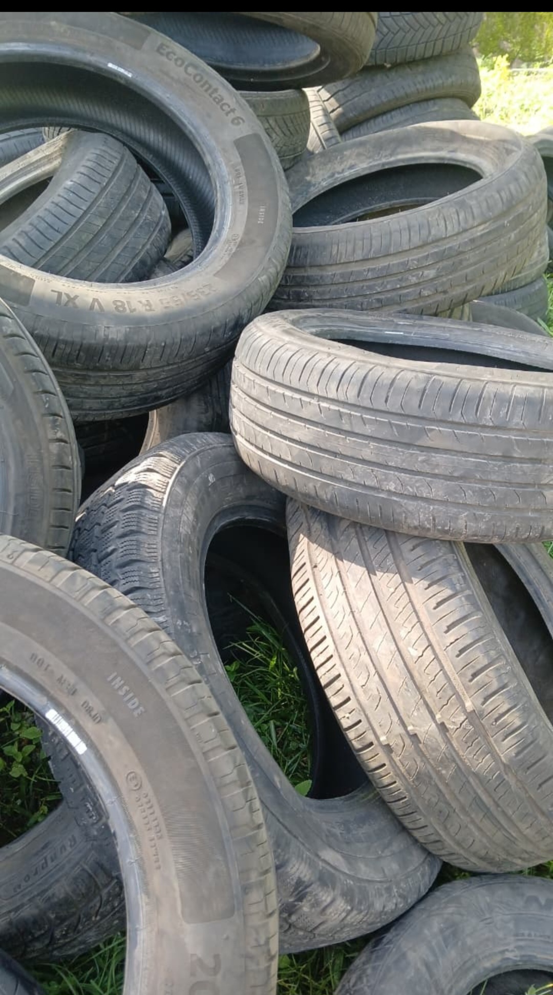 Imported used tyres