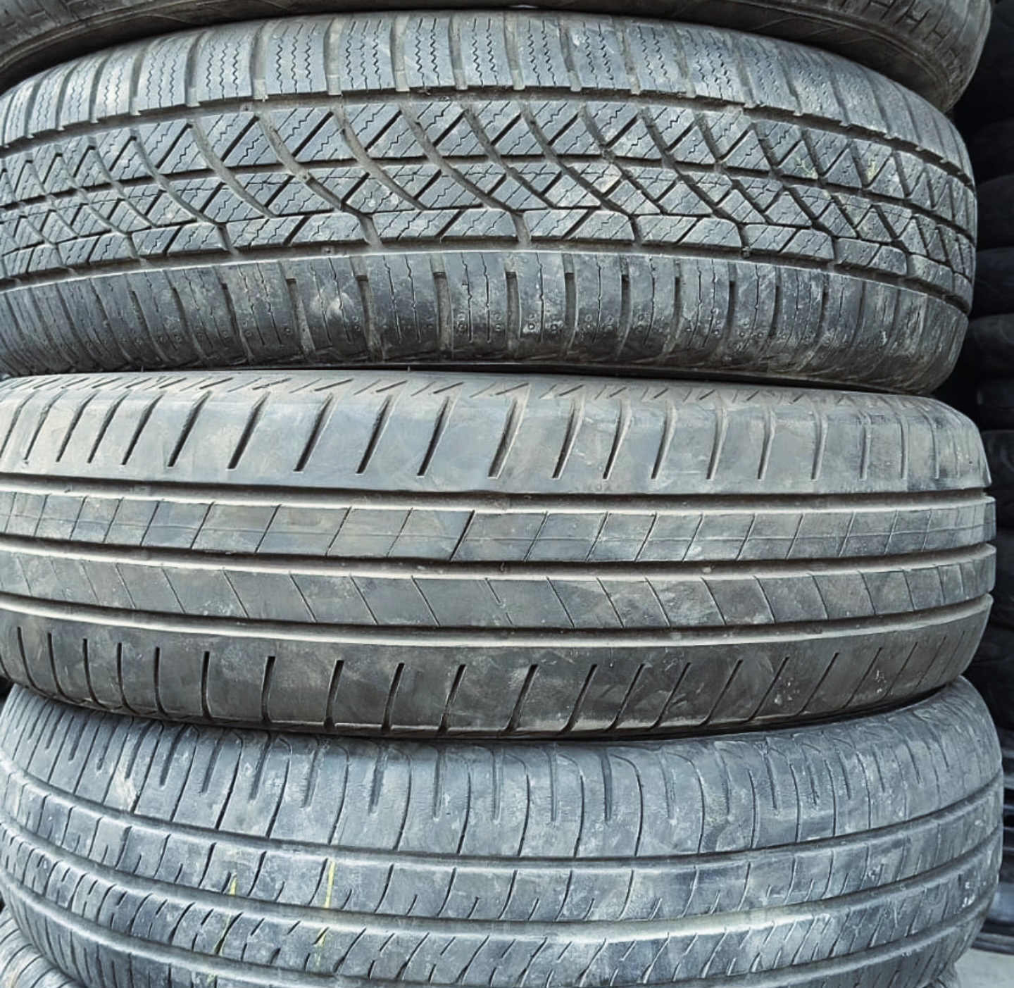 Imported used tyres