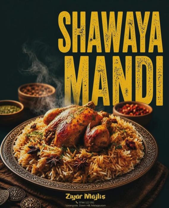 Restaurant in Varangode  Malappuram, Mandi and Grill restaurant in  Varangode Malappuram, Dining in Down Hill Malappuram, Ziyar Majlis 