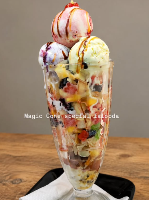 Best milk shakes in Varkkala TVM,Desserts in Varkkala TVM,Best faloodas in Varkkala,Magic cone Varkkala TVM