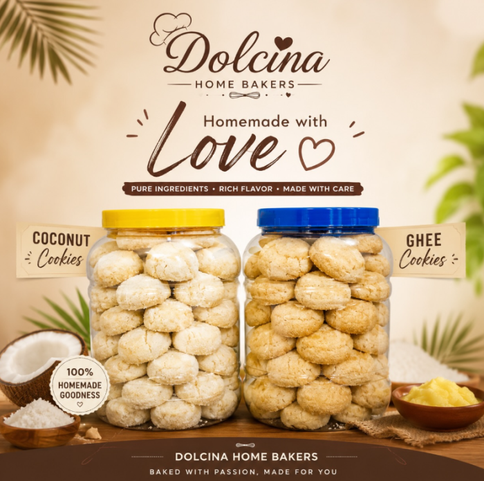 Home made cookies Vettupara Malappuram,Wedding cakes Vettupara Malappuram,Birthday cake Vettupara Malappuram,Dolcina home bakes Vettupara Malappuram