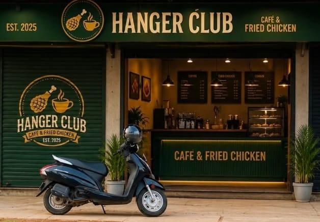  Cafe in korangad,Fried chicken spot in korangad,Hanger Club 