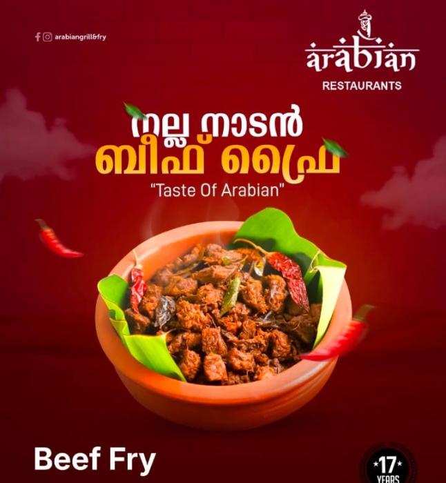 Multicuisine restaurant in ottapalam,Arabic restaurant in ottapalam,Arabian Grill & Fry