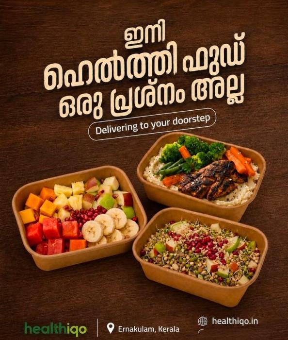 Food delivery service in kochi ernakulam,Nutritious and balanced meals  doorstep  delivery in ernakulam kochi,Healthiqo 