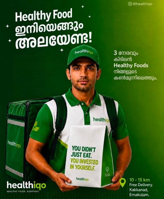 Food delivery service in kochi ernakulam,Nutritious and balanced meals  doorstep  delivery in ernakulam kochi,Healthiqo 