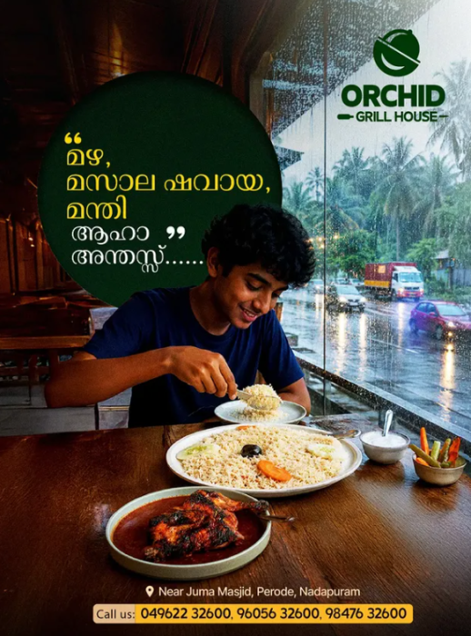 Authentic shawaya Perode Nadapuram,Mandhi house Perode Nadapuram,Orchid  grill house Perode Nadapuram