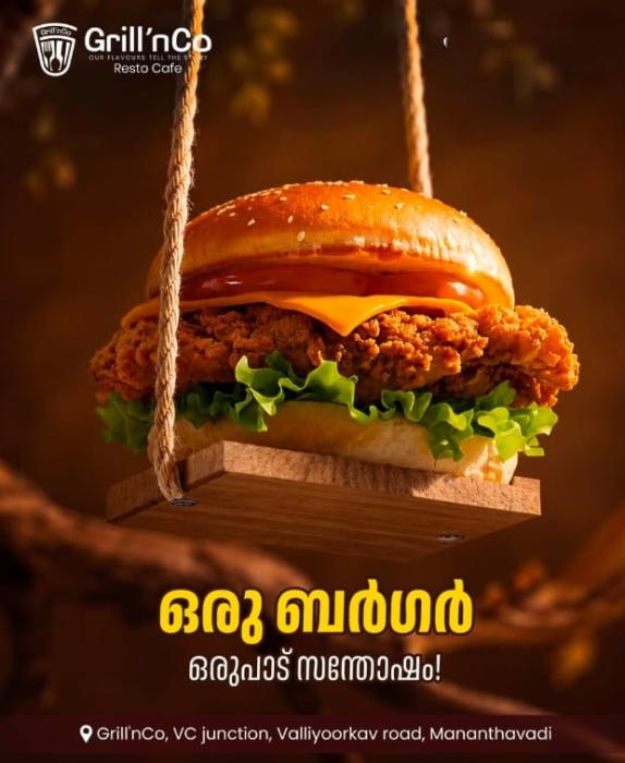 Resto cafe in mananthavady,Restaurant in mananthavady,Food spot in mananthavady,GrillnCo Resto Cafe 