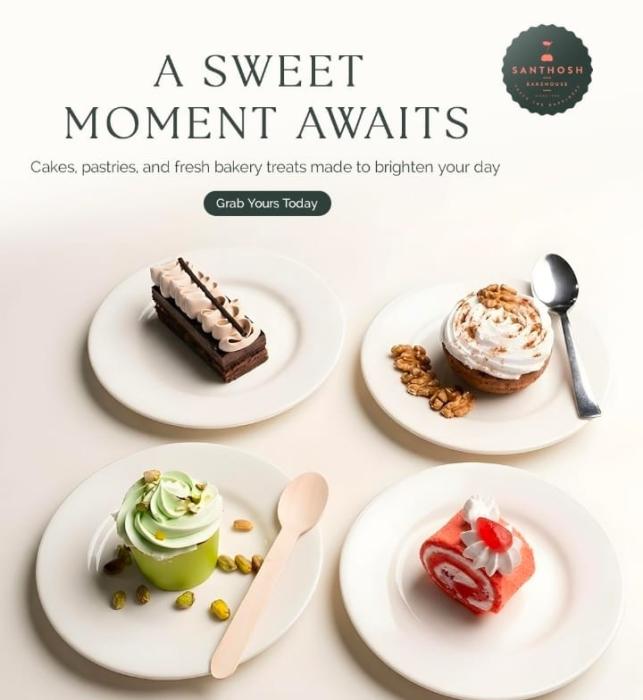 Restaurant in melattur malappuram,Bakery shop in melattur malappuram, Santhosh BakeHouse
