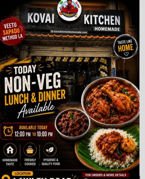 Food delivery service in coimbatore,Homemade food delivery in coimbatore,Homemade Meals delivery in coimbatore,Kovai Kitchen 