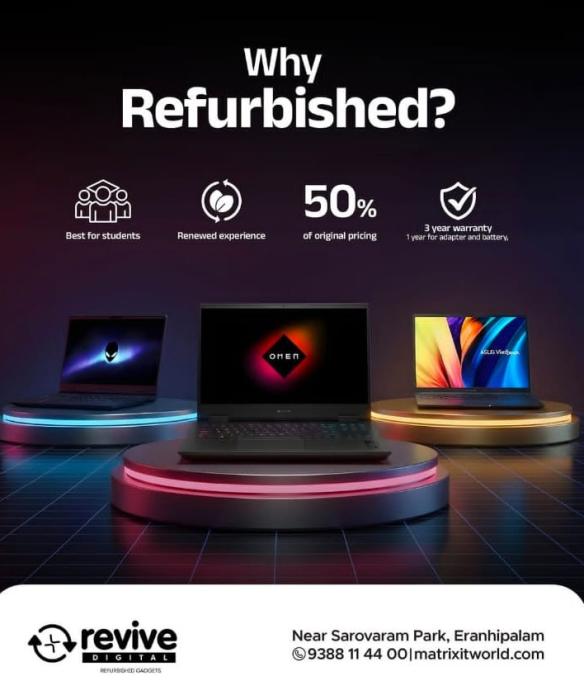 Computer store in eranjipalam calicut,Refurbished Laptops Desktops in eranjipalam calicut,Revive Digital