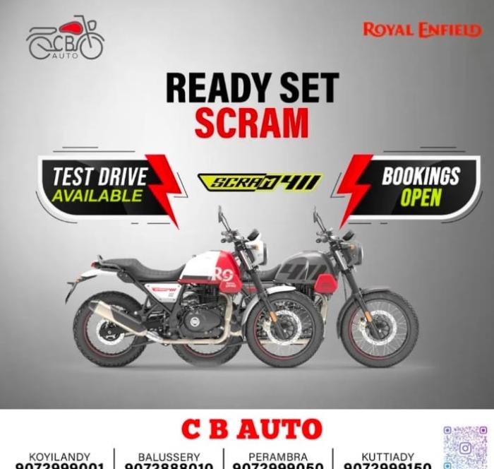  Authorized Royal Enfield dealer in Balussery,Royal Enfield Sales and Service in  Balussery,C B Auto 