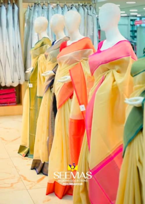 Clothing store in perumbavoor,Wedding collection in perumbavoor, Textiles in perumbavoor, Seemas Wedding Collection 