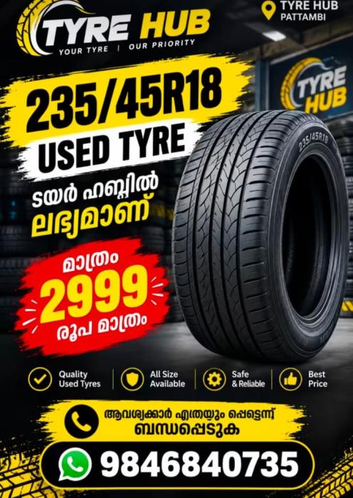 Tyre shop in pattambi,New and Used tyres in pattambi,Puncture Repair Nitrogen filling Tyre service in  pattambi,Tyre sales in pattambi,Tyre Hub 