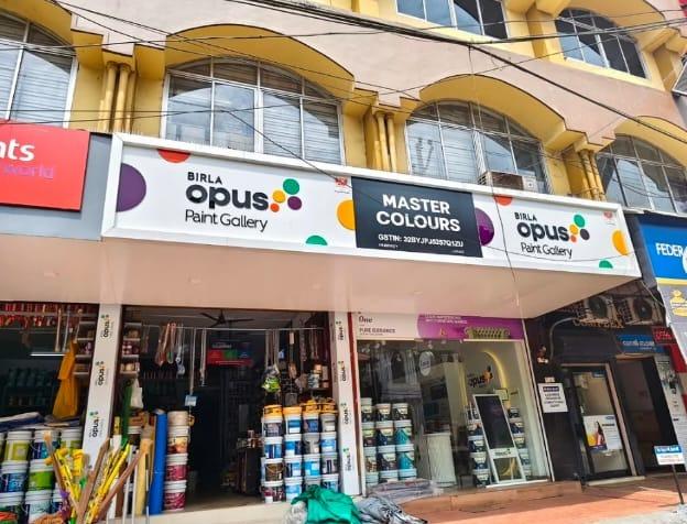 Paint  showroom in pampady kottayam,Paint store in  pampady kottayam,Doorstep Painting service in  pampady kottayam,Master Colours 