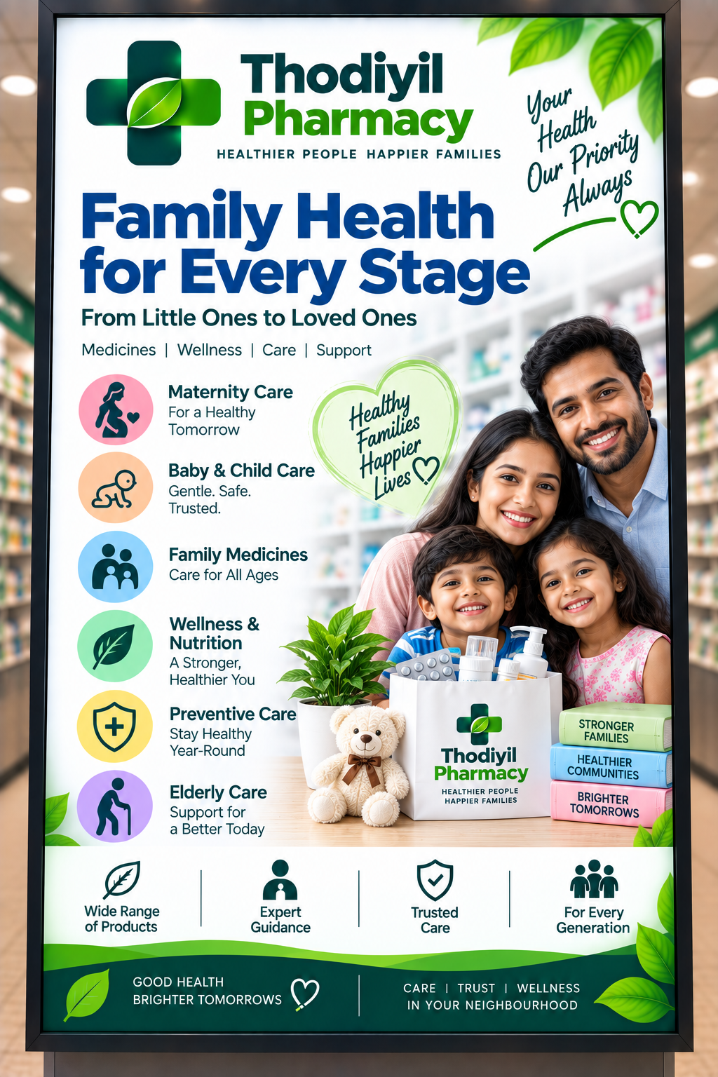 Medical store kundara kollam,Medical equipment kundara kollam, Alopathic & Ayurvedic medicine kundara kollam, Veterinary medicine kundara kollam, Thodiyil pharmacy 