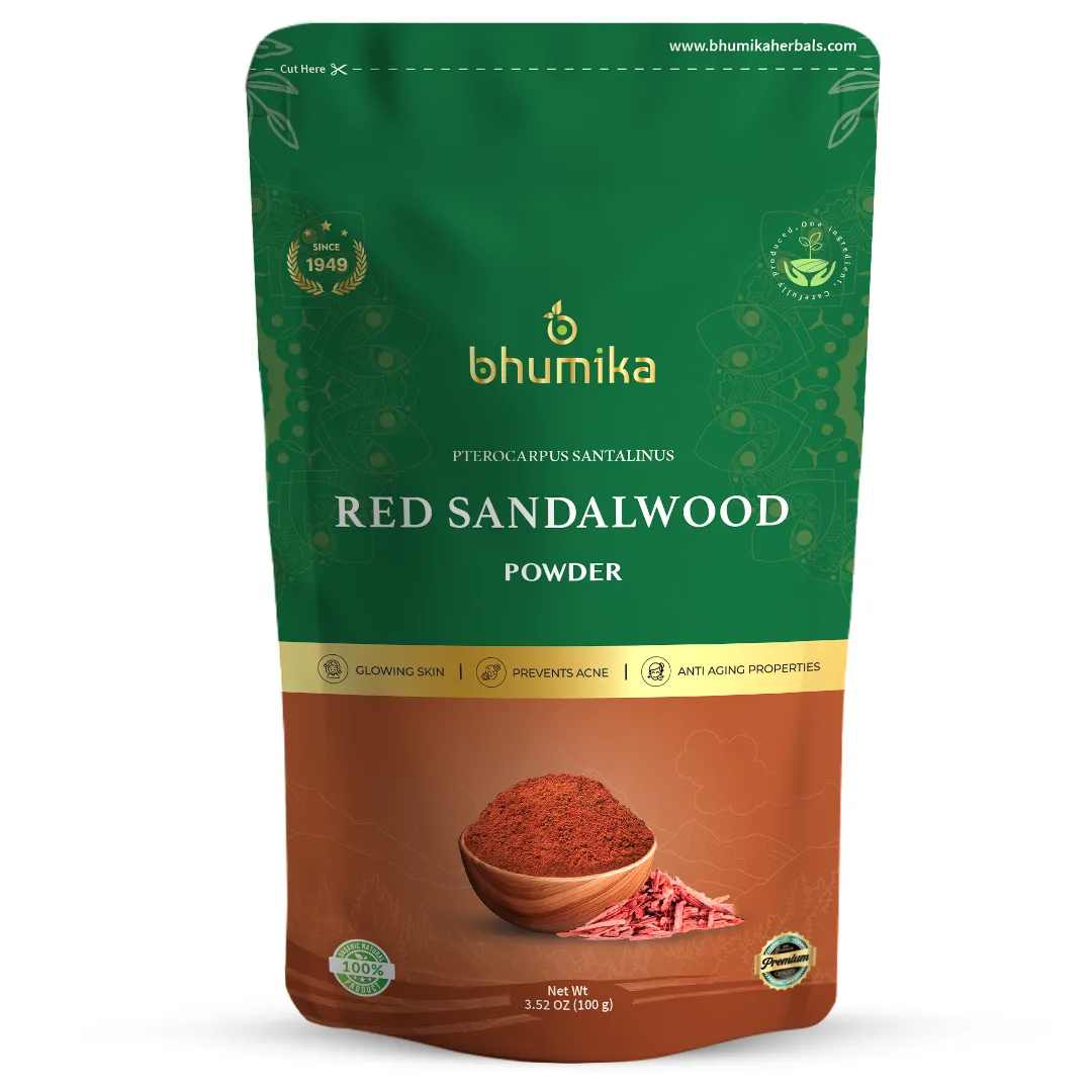 Red Sandalwood Powder Pure Raktha Chandan 100gm
