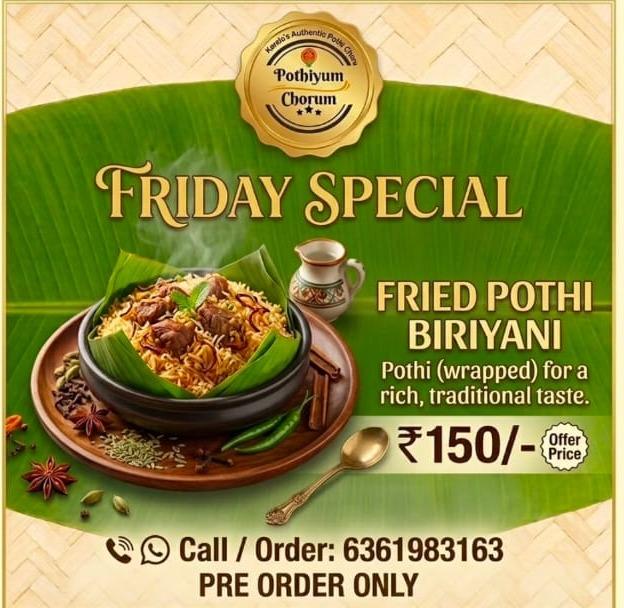  Restaurant in mangalore,Pothichoru in mangalore,Pothichoru delivery in mangalore,Pothiyum Chorum 